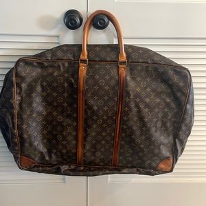 Authentic Vintage Louis Vuitton Soft sided suitcase, monogram